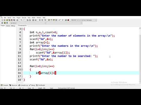 C Program To Implement Linear Search Coding Guide For Beginners Programming