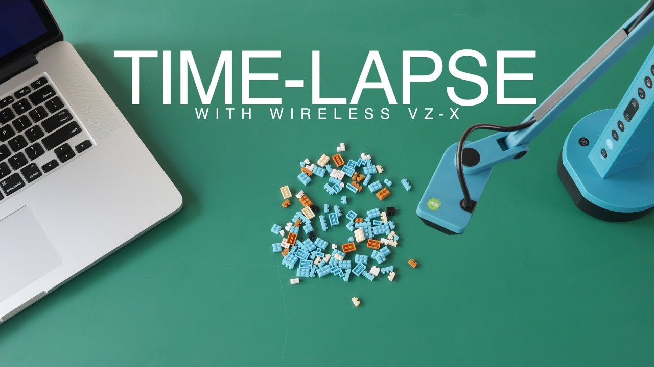 Time-lapse with Wireless Document Camera VZ-X