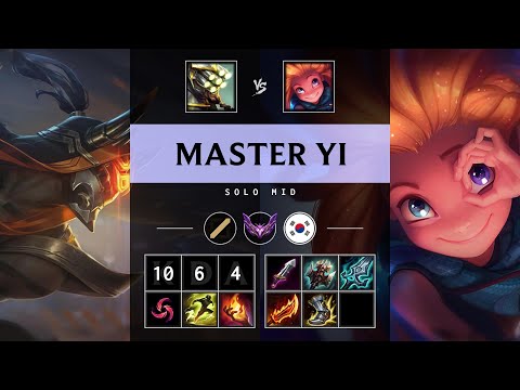 Master Yi Mid vs Zoe - KR Master Patch 25.16