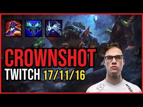 CROWNSHOT - TWITCH vs UPSET - TRISTANA ADC - EUW Grandmaster - Patch 11.6