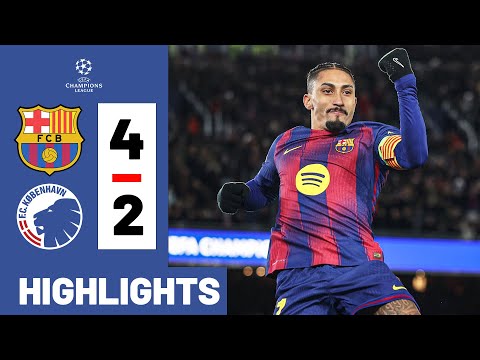 Barcelona vs Copenhague 4-2 HIGHLIGHTS & GOALS Champions League 25/26