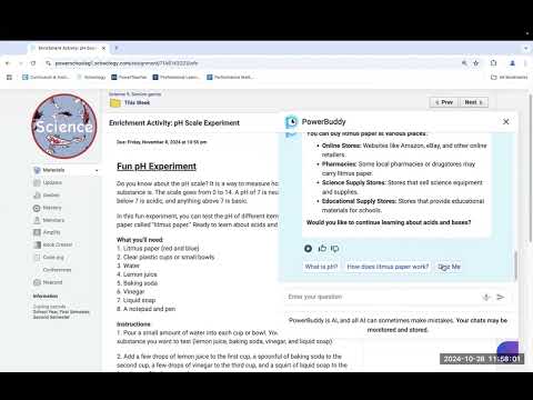 Powerbuddy For Learning Student Chat Assistant