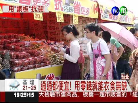 抗漲園遊會 銅板讓你衣食無缺!