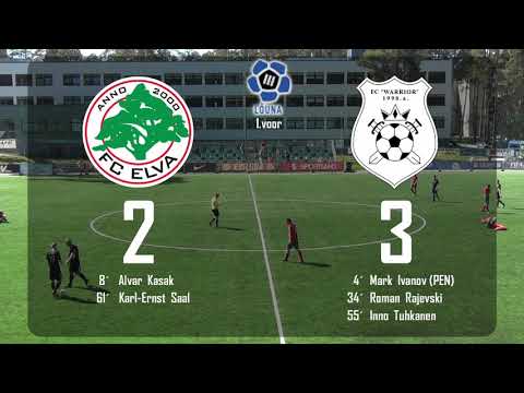 10. voor 2020: FC Elva II - Valga FC Warrior 2:3 (1:2)