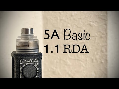 5A Basic 1.1 RDA FULL Build N Wick Tutorial 💥 