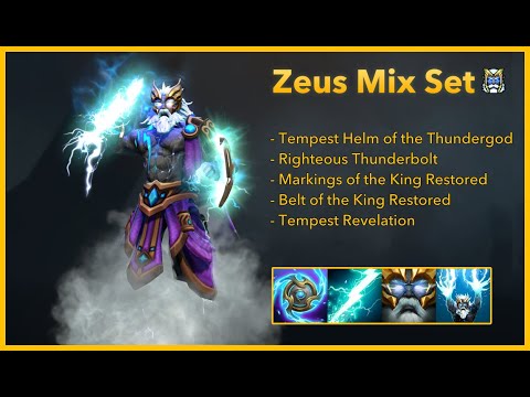 BUNNY BEAMS | DOTA2 | Zeus Mix Set Tempest Revelation and Bearing of the King Restored