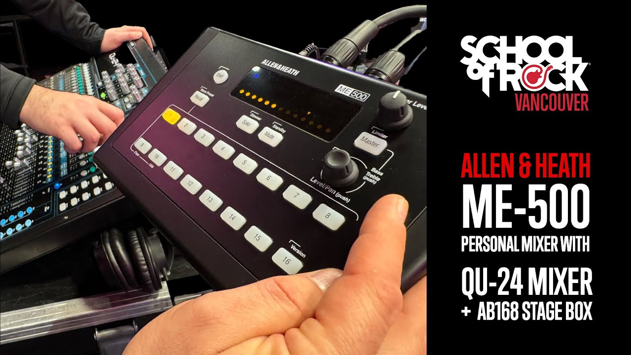 Backstage With Our Allen & Heath Gear!