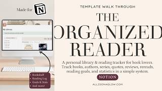 The Organized Reader: A personal library and reading tracker template for Notion