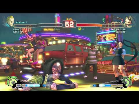 SSF4 - robin (Abel) VS. ACQUA (Ibuki)