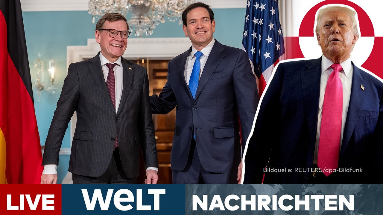 GRÖNLAND-GERANGEL: Trump droht mit „harter Art und Weise“ – Wadephul setzt auf Dialog | WELT LIVE