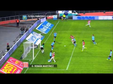 Gol Martínez. Estudiantes 2 - Belgrano 0. Fecha 6. Primera División 2014. FPT