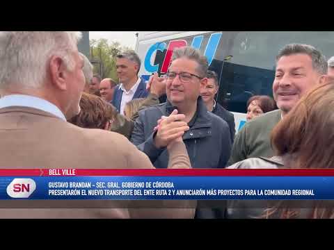 PRESENTACIÓN EN LA CABECERA DEPARTAMENTAL DEL NUEVO TRANSPORTE PARA EL ENTE RUTA 2