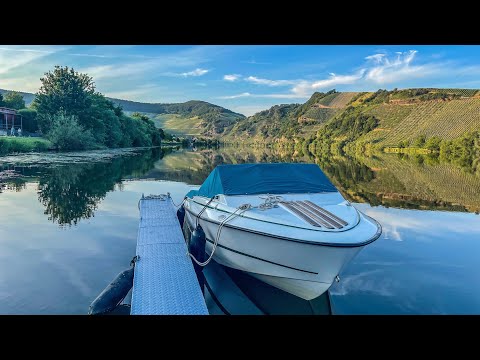 Sonnenuntergang an der Mosel! Cinematische Drohnenaufnahmen 4K
