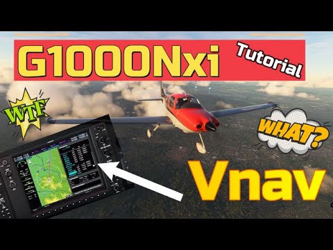Msfs 2020 G1000Nxi VNAV Arrival the EASY Way ! Set it & Forget it Vnav Descent! Must SEE sr22 Livery
