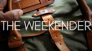 Weekends to Workouts.. Tom Beckbe Canvas Weekender Duffel