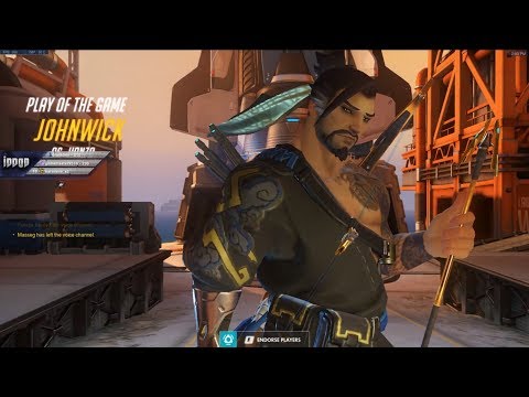 Overwatch IDDQD The Most Dominant Hanzo Gameplay Ever With 70 Elims