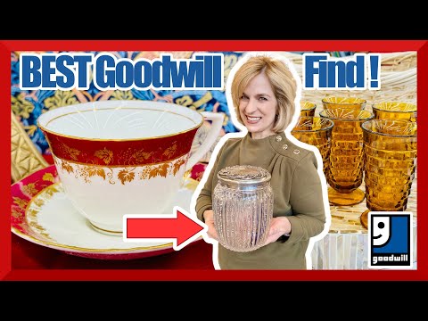 My Best Goodwill Find Ever! LARGEST Goodwill in Houston full of hidden gems!