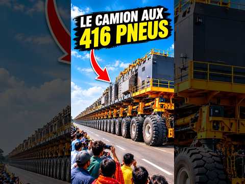 Pourquoi ce camion a 416 pneus