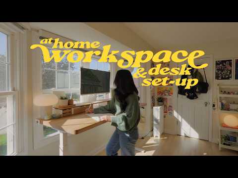 at home creative workspace & updating my desk set-up