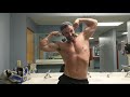 Crazy chest pump (posing/flexing) - day #2 cutting 10lbs of fat in. 30 days