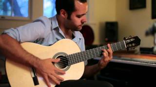 Lester Devoe Brazilian Rosewood guitar, played by David Cordoba