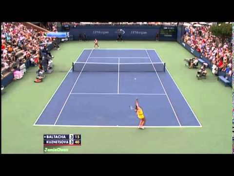 Svetlana Kuznetsova vs Elena Baltacha 2011 US Open Highlights