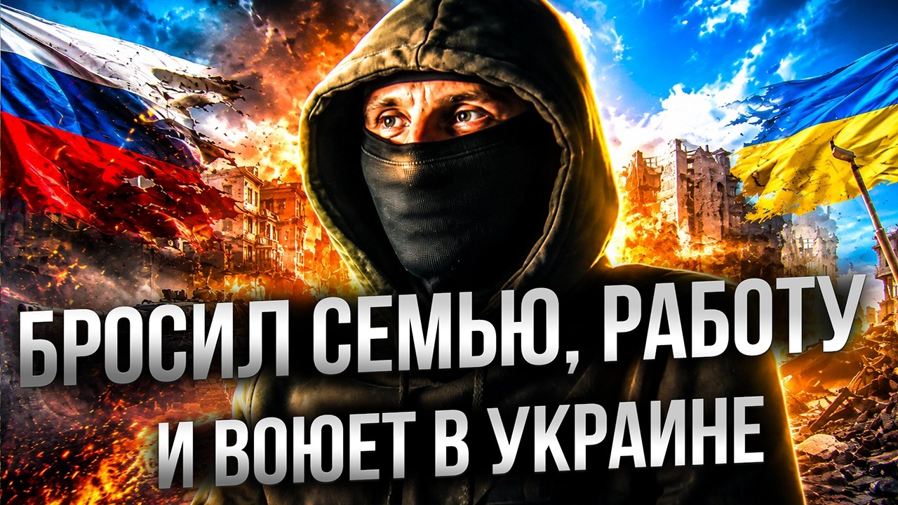 «Я ЛЮБЛЮ ЛЮДЕЙ В УКРАИНЕ» Россиянин бросил все и пошел воевать против России