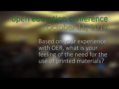 SAC Student Panel OpenEd 2017 - Print Material Needs