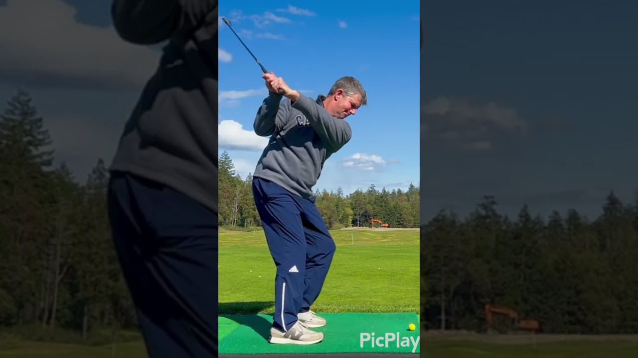 6 iron, 3/4 swing, butter fade #advancedballstriking