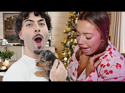 I Surprised Lanah With A Dog For Christmas.. "Full Vlog"