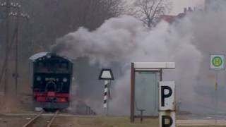 preview picture of video 'Schmalspur Eisenbahn: die Döllnitzbahn - Steam Train 1/2 - Zug'