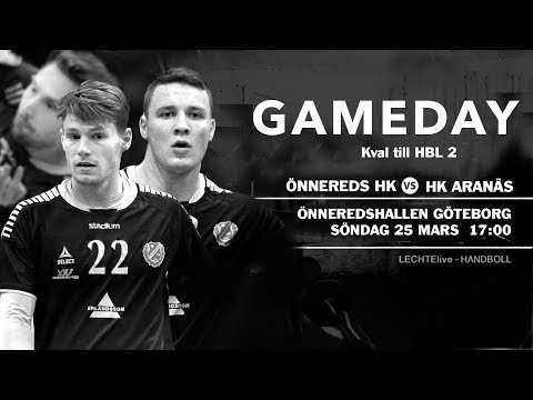 ÖNNEREDS HK vs HK ARANÄS (2018-03-25 Kval-1/5 HBL 2 HERR ELIT)