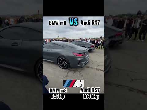 BMW M8 VS AUDI RS7 #car