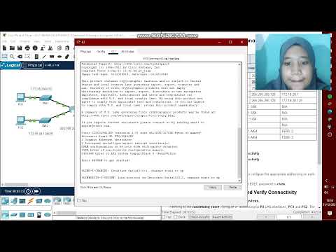 Lab Activity 1.1.3.5 Packet Tracer – Configuring IPv4 and IPv6 Interfaces