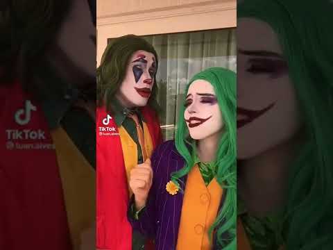 jocker e Lady Joker do canal da belinha e do vinibug no desenho versus Real