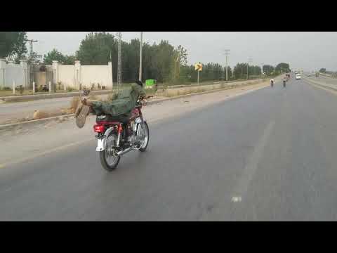 70 cc Bikes race in motorway peshawar 2019