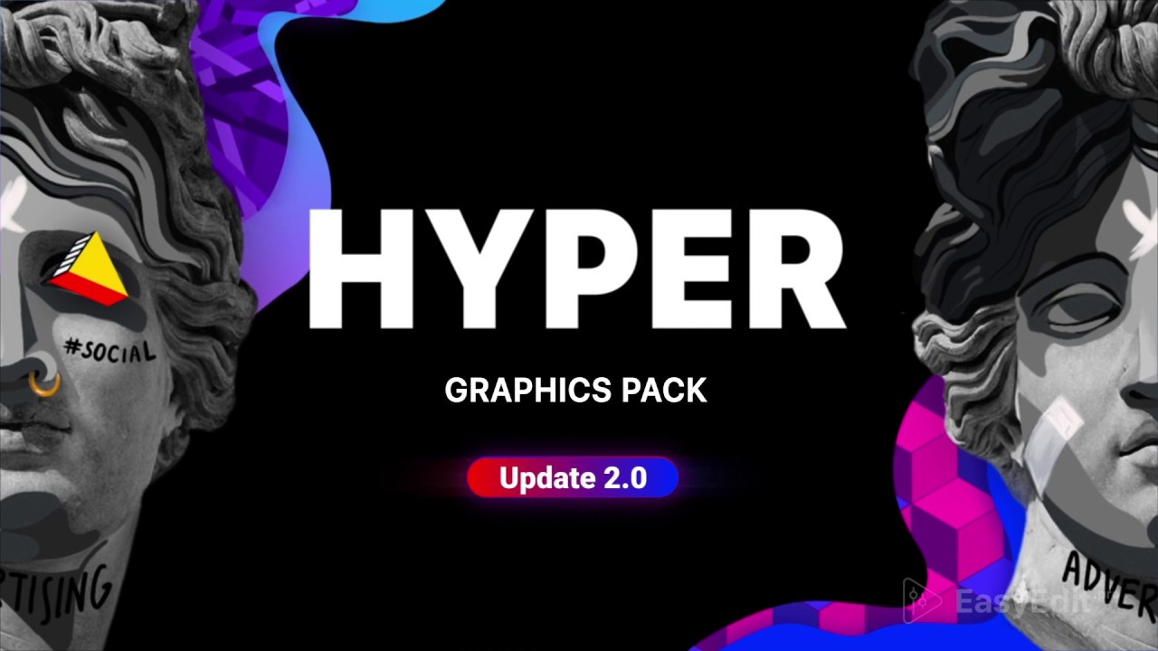 Hyper - Graphics Pack| 1250+ elements | Free extension