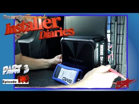 A Pioneer 4 channel Amp finish off the Ford Fusion Installer Diaries 190 part 3