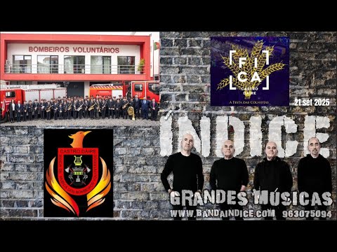 Concerto da banda ÍNDICE com a banda de música dos Bombeiros Voluntários de Castro Daire FICA 2025