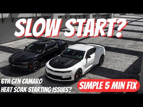 SLOW START / SLOW CRANK FIX | 6TH GEN CAMARO