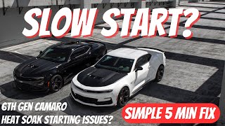 SLOW START / SLOW CRANK FIX | 6TH GEN CAMARO
