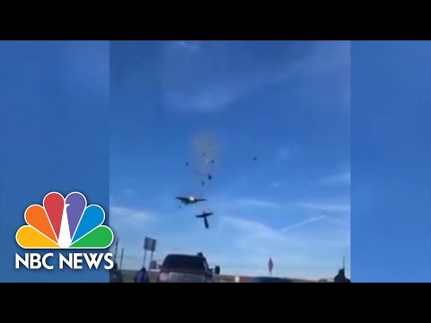 Two World War II Airplanes Collide At Dallas Air Show