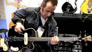 Kay Guitars at NAMM pt. 14 Kenny Aaronson Slap Bass on a Kay Pro!