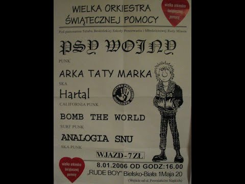 8.01.2006 WOŚP RUDEBOY CLUB  Arka taty Marka, On Yer Bike, Analogia snu, Psy Wojny