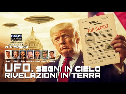 🛸UFO: segni in cielo, rivelazioni in terra / Trasmissione di Canale Italia con Vito Monaco