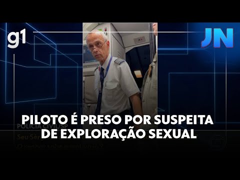 JN: Justiça decreta prisão de piloto por suspeita de exploração sexual de crianças e adolescentes