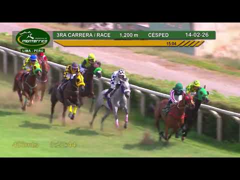 Hipódromo Monterrico - 3ra Carrera 14 Febrero 26