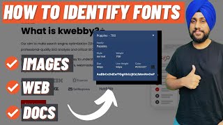 How to Identify Fonts from Images, Websites and Documents Quickly | Font Finder
