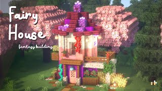 Minecraft: How To Build a ✨🧚Small Fairy House 🧚✨ - Decor | Snishinka