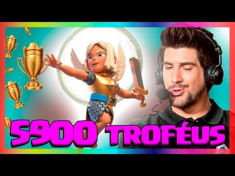 PUSH COM A CURADORA NO CLASH ROYALE! QUASE 6000 TROF
